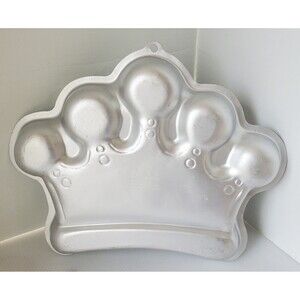 Wilton Cake Pan 2105-1015 Princess Queen King Day Mardi Gras CROWN VTG Birthday
